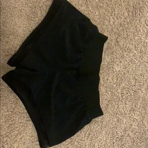 varsity all star black shorts